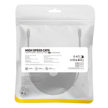 Заредете изображение във визуализатора на галерията – Baseus High Speed ​​Cat 6 RJ-45 1000Mb/s Ethernet cable 30m flat - black
