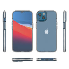 Заредете изображение във визуализатора на галерията – Spring Case case for iPhone 14 silicone case with a frame light blue
