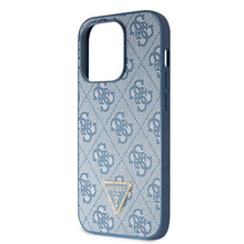 Заредете изображение във визуализатора на галерията – Original Case GUESS hardcase Crossbody 4G Metal Logo GUHCP15LP4TDSCPB for Iphone 15 Pro blue
