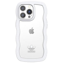 Заредете изображение във визуализатора на галерията – Adidas OR Wavy Case iPhone 13 Pro /13 6.1" white-transparent/white-transparent 51903
