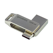 Заредете изображение във визуализатора на галерията – Flash Drive 128GB USB 3.2 Gen 1 USB / USB C OTG ODA3 Goodram - Silver
