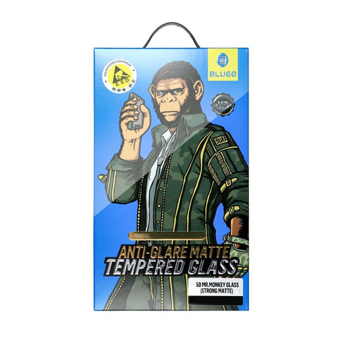 5D Mr. Monkey Glass - Apple iPhone 15 Pro black (Strong Matte)
