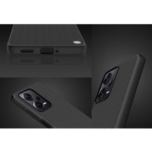 Заредете изображение във визуализатора на галерията – Nillkin Textured Case for Xiaomi Redmi Note 12 Pro+ reinforced nylon cover black
