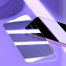 Заредете изображение във визуализатора на галерията – Baseus Privacy Tempered Glass For iPhone 14 Pro Max Full Screen 0.3mm Privacy Filter Anti Spy + Mounting Frame

