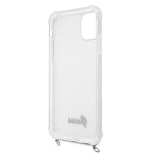Заредете изображение във визуализатора на галерията – Guess GUHCN61KC4GSSI iPhone 11 6,1" / Xr Transparent hardcase 4G Silver Chain

