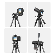 Заредете изображение във визуализатора на галерията – Professional Ugreen LP661 tripod for smartphones and cameras - black and gray
