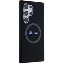 Заредете изображение във визуализатора на галерията – BMW M Silicone Printed Ring MagSafe case for Samsung Galaxy S24 Ultra - black
