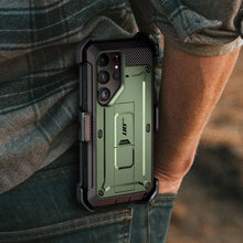Заредете изображение във визуализатора на галерията – Unicorn Beetle Pro Supcase Supcase for Samsung Galaxy S24 Ultra - green
