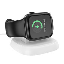 Заредете изображение във визуализатора на галерията – HOCO wireless charger fot Apple Watch 2,5W CW44 white
