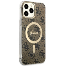 Заредете изображение във визуализатора на галерията – Original Case GUESS hardcase 4G MagSafe GUHMP13XH4STW for Iphone 13 Pro Max brown
