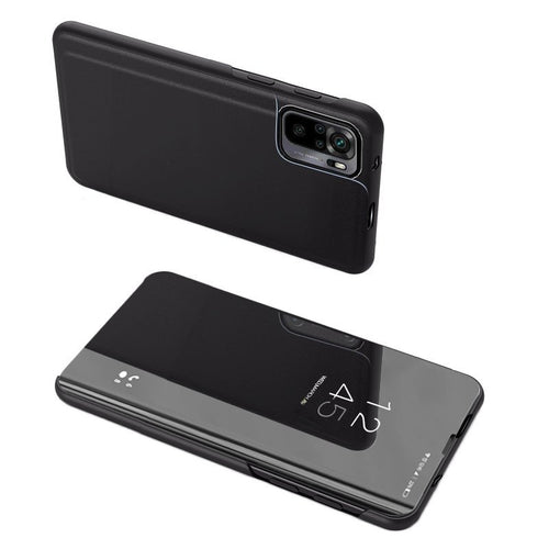 Clear View Case cover for Xiaomi 13 cover with a flap black