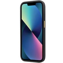 Заредете изображение във визуализатора на галерията – Guess GUHCP14LM4DGPK case for iPhone 14 Pro - black Silicone Logo Strass 4G
