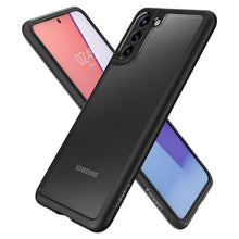 Заредете изображение във визуализатора на галерията – Spigen ULTRA HYBRID GALAXY S21+ PLUS MATTE BLACK
