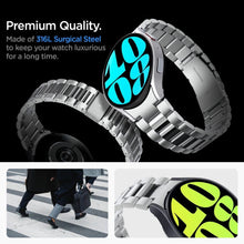 Заредете изображение във визуализатора на галерията – Spigen Modern Fit Band for Samsung Galaxy Watch 6 (44 mm) - silver
