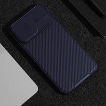 Заредете изображение във визуализатора на галерията – Nillkin CamShield Pro Magnetic Case for iPhone 15 Plus with camera cover - blue
