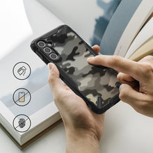Заредете изображение във визуализатора на галерията – Ringke Fusion X case for Samsung Galaxy A54 5G armored cover camo black

