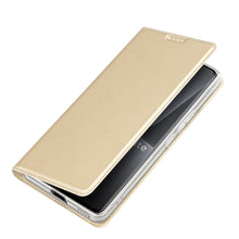 Заредете изображение във визуализатора на галерията – Dux Ducis Skin Pro Case for Xiaomi 13 Lite Flip Card Wallet Stand Gold
