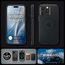 Заредете изображение във визуализатора на галерията – Spigen ULTRA HYBRID MAG MAGSAFE IPHONE 15 PRO FROST BLACK

