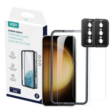Заредете изображение във визуализатора на галерията – TEMPERED GLASS ESR PROTECTOR SET 2-PACK GALAXY S23 CLEAR
