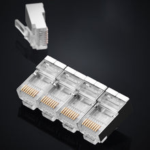 Заредете изображение във визуализатора на галерията – Ugreen 10x plug end RJ45 8P8C (UTP Cat. 6 / Cat. 5 / Cat. 5e) silver (NW111)

