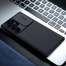 Заредете изображение във визуализатора на галерията – Nillkin CamShield Pro Case for Samsung Galaxy S23 Ultra cover with camera cover black
