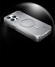 Заредете изображение във визуализатора на галерията – Kingxbar PQY Go Out Series magnetic case for iPhone 14 Pro Max MagSafe silver
