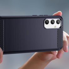Заредете изображение във визуализатора на галерията – Carbon Case for Samsung Galaxy A34 5G flexible silicone carbon cover blue
