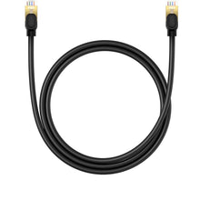Заредете изображение във визуализатора на галерията – Baseus fast network cable RJ-45 cat.8 40Gbps 1m round - black
