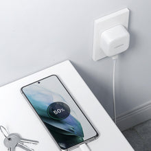 Заредете изображение във визуализатора на галерията – Ugreen UK (Great Britain) USB-C fast charger PD 30W white (CD127)
