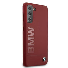Заредете изображение във визуализатора на галерията – Original faceplate case BMW BMHCS21SSLBLRE for SAMSUNG S21 (Signature Logo / red)
