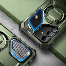Заредете изображение във визуализатора на галерията – IBLSN Armorbox Mag Supcase case with MagSafe for Samsung Galaxy S24 - green
