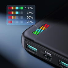 Заредете изображение във визуализатора на галерията – Joyroom power bank 10000mAh Dazzling Series 12W black (JR-T016)
