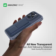 Заредете изображение във визуализатора на галерията – Amazing Thing Titan Pro Mag Wallet Case IP156.1PTWBU for Iphone 15 Pro navy with stand
