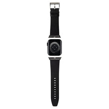 Заредете изображение във визуализатора на галерията – Original Strap KARL LAGERLELD strap Saffiano Monogram  KLAWMSAKLHPK for Apple Watch 38/40/41mm czarny
