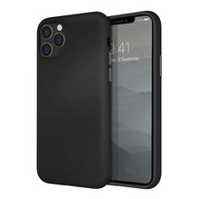 Заредете изображение във визуализатора на галерията – UNIQ etui Lino Hue iPhone 11 Pro czarny/ink black
