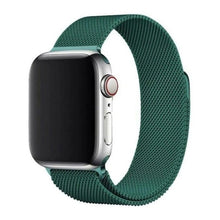 Заредете изображение във визуализатора на галерията – Magnetic Strap Watch Strap 6/5/4/3/2 / SE (40mm / 38mm) Magnetic Band Bracelet Bracelet Green
