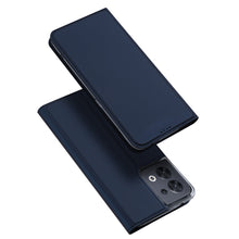 Заредете изображение във визуализатора на галерията – Dux Ducis Skin Pro case for Oppo Reno 8 flip cover card wallet stand blue
