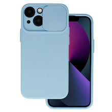 Заредете изображение във визуализатора на галерията – Camshield Soft for Iphone 15 Pro Max Light blue
