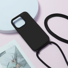 Заредете изображение във визуализатора на галерията – Strap Silicone Case for Iphone 12/12 Pro design 1 black
