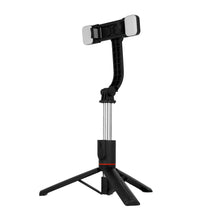 Заредете изображение във визуализатора на галерията – Selfie Stick - with detachable lamps, tripod and bluetooth remote control - L13D Black
