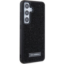 Заредете изображение във визуализатора на галерията – Karl Lagerfeld Rhinestone Metal Logo case for Samsung Galaxy S24+ - black
