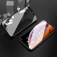 Заредете изображение във визуализатора на галерията – Wozinsky Full Magnetic Case Full Body Front and Back Cover with built-in glass for Samsung Galaxy A72 4G black-transparent

