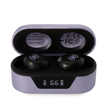 Заредете изображение във визуализатора на галерията – Guess GUTWST31EU TWS Bluetooth headphones + docking station purple/purple
