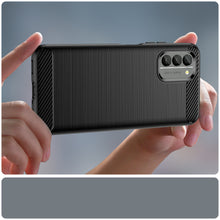 Заредете изображение във визуализатора на галерията – Carbon Case cover for Nokia G400 flexible silicone carbon cover black
