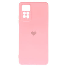 Заредете изображение във визуализатора на галерията – Vennus Silicone Heart Case for Xiaomi Redmi Note 11 Pro/Note 11 Pro 5G design 1 pink
