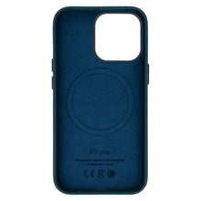 Заредете изображение във визуализатора на галерията – MagSafe Leather Case Iphone 14 Pro Navy
