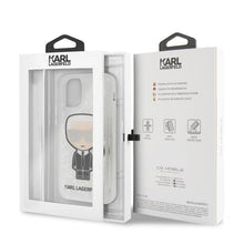 Заредете изображение във визуализатора на галерията – Karl Lagerfeld KLHCN58GLGIRKL iPhone 11 Pro hardcase Ikonik Glitter Glow in the dark

