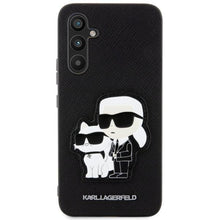 Заредете изображение във визуализатора на галерията – Karl Lagerfeld KLHCA34SANKCPK A34 5G A346 hardcase black/black Saffiano Karl &amp; Choupette

