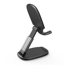 Заредете изображение във визуализатора на галерията – Joyroom JR-ZS371 foldable stand for tablet phone with height adjustment - black
