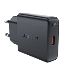 Заредете изображение във визуализатора на галерията – Acefast A65 PD 20W GaN USB-C wall charger - black

